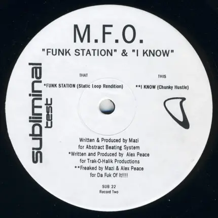 M.F.O. - Funk Station & I Know