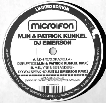 M.in & Patrick Kunkel & DJ Emerson - Split Ep
