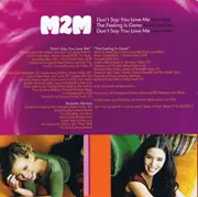 CD Single - M2m - Don't Say You Love Me