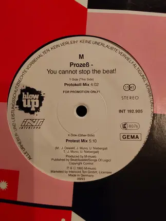 M - Prozeß - You Cannot Stop The Beat!