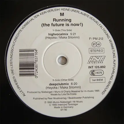 M - Running (The Future Is Now!)