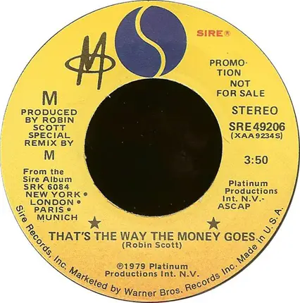 M - That's The Way The Money Goes