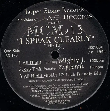 Mcm 13 - I Speak Clearly