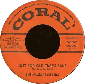 The McGuire Sisters - Just For Old Time's Sake
