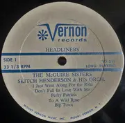 LP - McGuire Sisters / Skitch Henderson & His Orchestra - Headliners! - White & Blue Labels