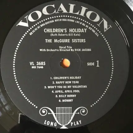 McGuire Sisters - Children's Holiday