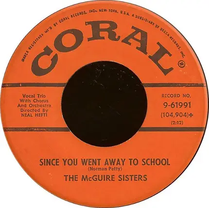 McGuire Sisters - Ding Dong