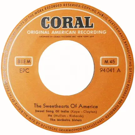 McGuire Sisters - The Sweethearts Of America