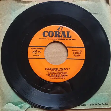 McGuire Sisters - Uno, Due, Tré / Lonesome Polecat