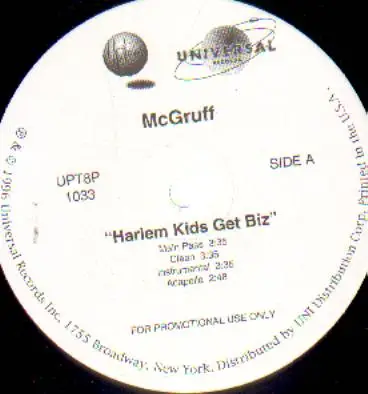 McGruff - Harlem Kids Get Biz