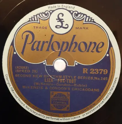 McKenzie & Condon's Chicagoans - Liza / Sugar