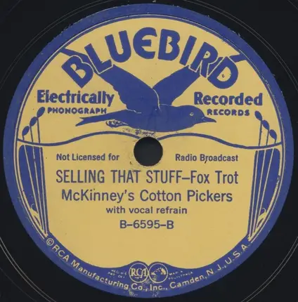 McKinney's Cotton Pickers - Beedle Um Bum / Selling That Stuff