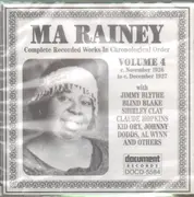 CD - Ma Rainey - Complete Recorded Works In Chronological Order Volume 4 (C. November 1926 To C. December 1927) - Still Sealed