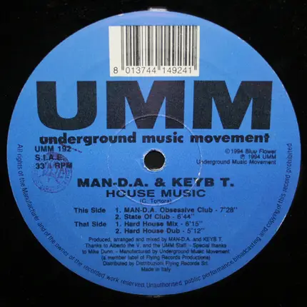 MAN-D.A. & Keyb Tortora - House Music