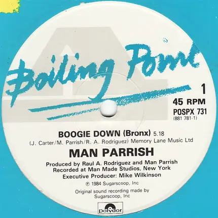 Man Parrish - Boogie Down (Bronx)