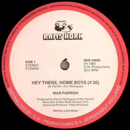 Man Parrish - Hey There, Home Boys