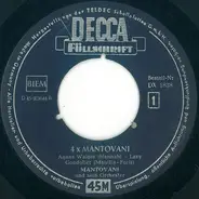 Mantovani And His Orchestra - 4 x Mantovani