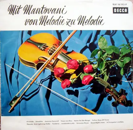 Mantovani And His Orchestra - Mit Mantovani Von Melodie Zu Melodie
