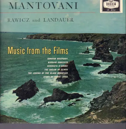 Mantovani And His Orchestra With Rawicz & Landauer - Play Music From The Films