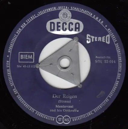 Mantovani And His Orchestra - Charmaine / Der Reigen