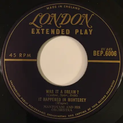 Mantovani And His Orchestra - A Collection Of Favorite Waltzes