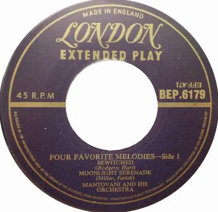 Mantovani And His Orchestra - Bewitched