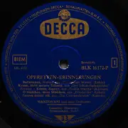 LP - Mantovani And His Orchestra - Operetten-Erinnerungen