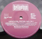LP - Mantovani And His Orchestra - Live At Royal Festival Hall Vol.1