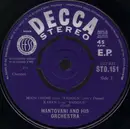 7inch Vinyl Single - Mantovani And His Orchestra - Mantovani Plays The Theme From Exodus And Other Themes - Label Variation