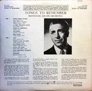 LP - Mantovani And His Orchestra - Songs To Remember