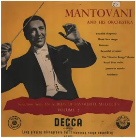 Mantovani - Selection From An Album Of Favorite Melodies Volume 2