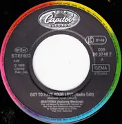7inch Vinyl Single - Mantronix Featuring Wondress Hutchinson - Got To Have Your Love