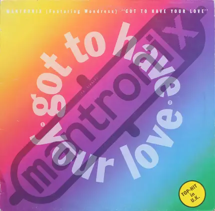 Mantronix Featuring Wondress Hutchinson - Got To Have Your Love