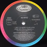 12inch Vinyl Single - Mantronix Featuring Wondress Hutchinson - Got To Have Your Love
