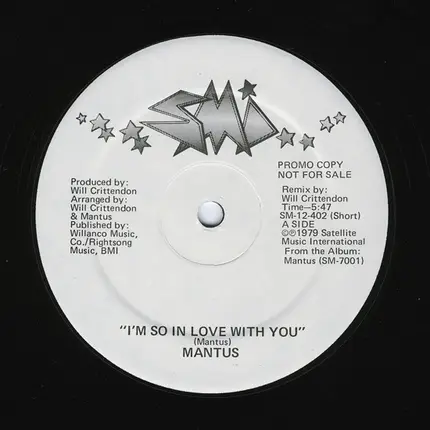 Mantus - I'm So In Love With You