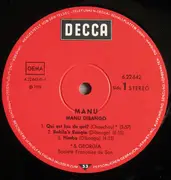 LP - Manu Dibango - Manu