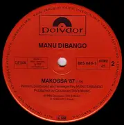 12'' - Manu Dibango - Makossa '87 (Big Blow)