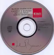 CD - Manuel Barrueco , Barbara Hendricks , Emmanuel Pahud - Cantos Y Danzas