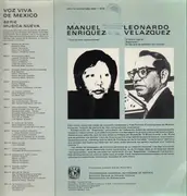 LP - Manuel Enríquez / Leonardo Velázquez - Voz Viva de Mexico - + Booklet