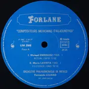 LP - Manuel Enríquez / Mario Lavista / Federico Ibarra / Francisco Núñez - Mexico City Philharmonic Orch - Compositeurs Mexicains D'aujourd'hui