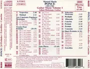 CD - Manuel María Ponce Cuéllar , Adam Holzman - Guitar Music Volume I