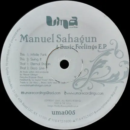 Manuel Sahagun - 4 Basic Feelings E.P.