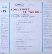 LP - Manuel Pizarro Et Son Grand Orchestre Argentin - Souvenirs... Et Tangos