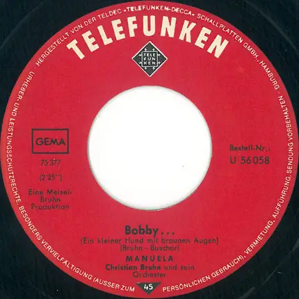 Manuela - Bobby ... (Ein Kleiner Hund Mit Braunen Augen)