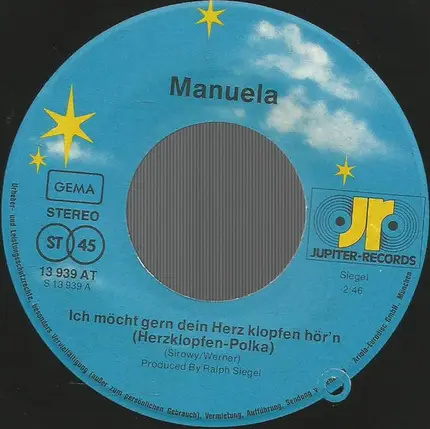Manuela - Ich Möcht Gern Dein Herz Klopfen Hör'n