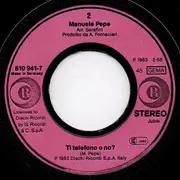 7inch Vinyl Single - Manuele Pepe - Solo Con Te