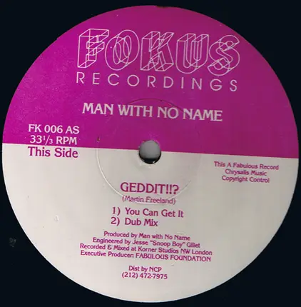 Man With No Name - Geddit !!? / 120 Something