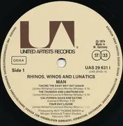 LP - Man - Rhinos, Winos, And Lunatics - Gatefold
