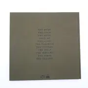 Double LP - Manchester Orchestra - A Black Mile To The Surface - Textured Hardcover Book, Gold vinyl, D-Side etched