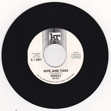 Mandala - Give And Take / From Toronto - '67